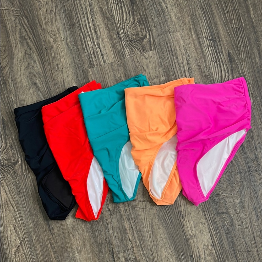 Colorful Swim Bottoms Set